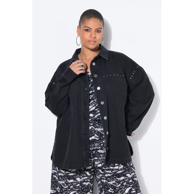 Chemise en jean oversize. Rivets fantaisie - STUDIO UNTOLD