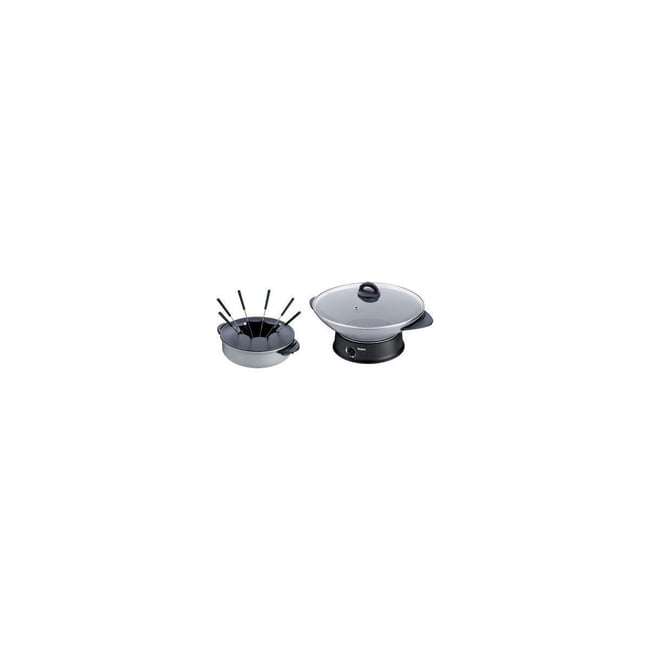 Appareil Multifonction Compact Wok + Fondue Wk3020 silver & black <span itemprop=
