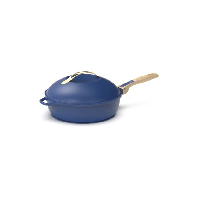 Poêle 8 en 1 La fabuleuse 28cm - Saphir bleu <span itemprop=