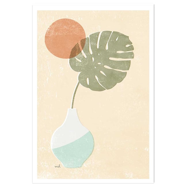 Affiche Monstera blush - HEXOA