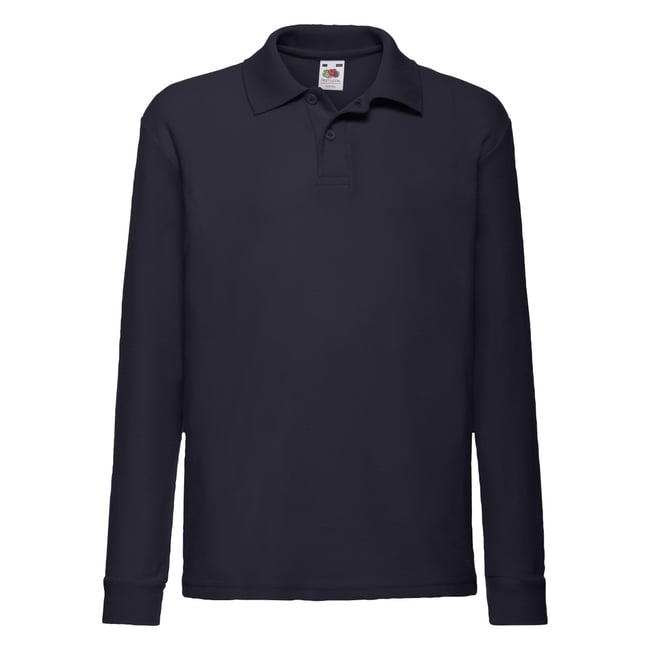 Polo bleu marine <span itemprop=