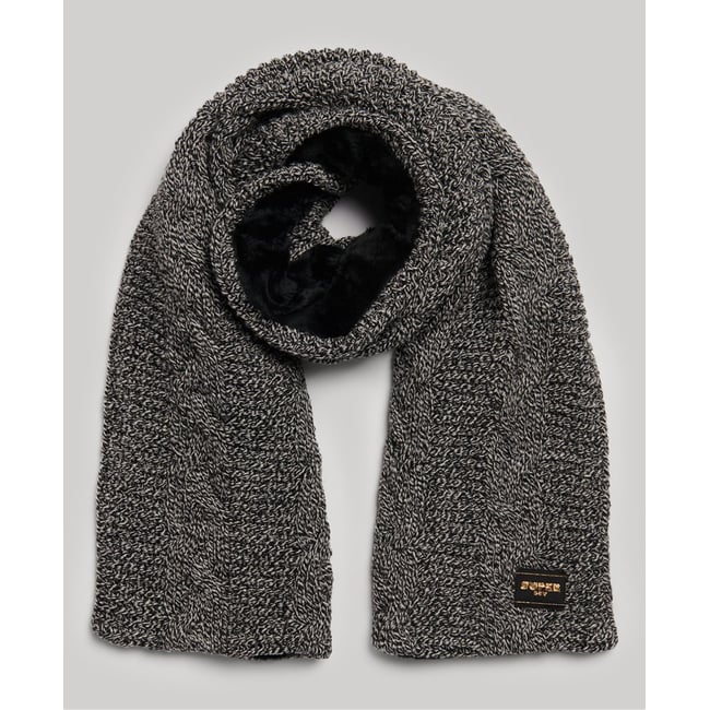 Écharpe en maille torsadée - SUPERDRY