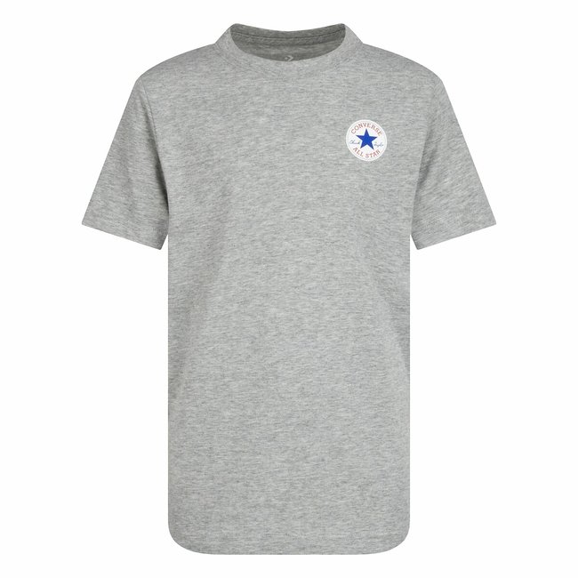 T-shirt de mangas curtas cinzento <span itemprop=