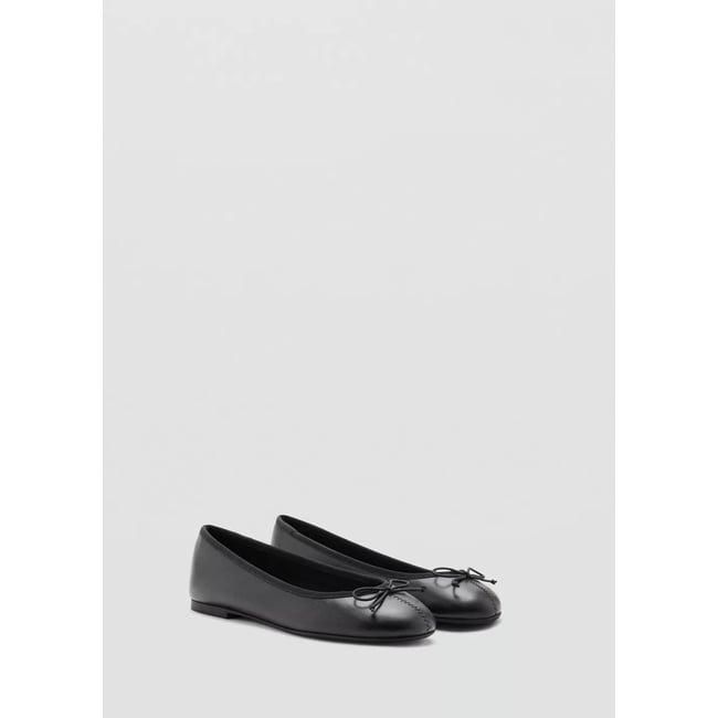 Ballerines nœud noir <span itemprop=