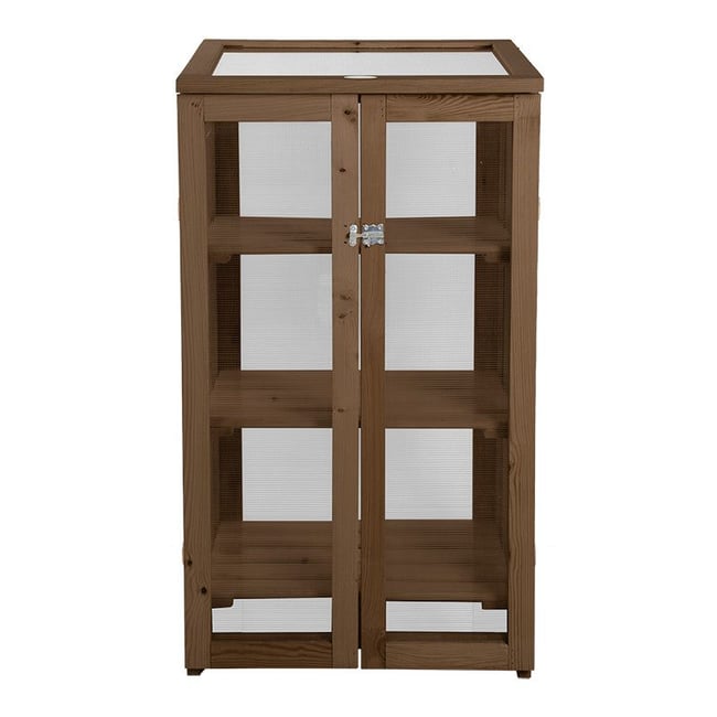 Serre de jardin Bois et polycarbonate 125cm - ESSCHERT DESIGN