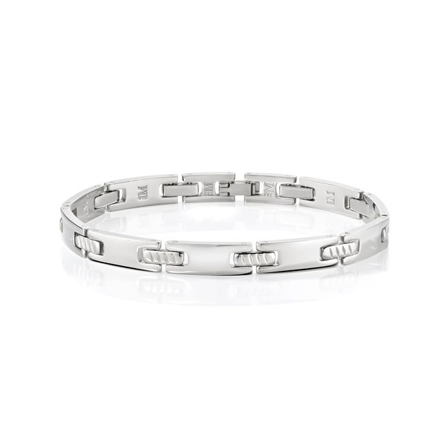 Bracelet en acier CROSS argent <span itemprop=