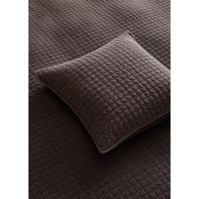 Housse de coussin pour lit en coton garment-dyed 50x50 cm - MANGO HOME