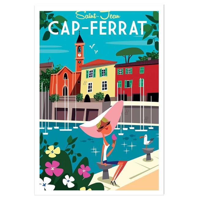 Poster du cap ferrat - HEXOA