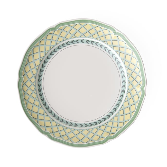 Assiette Plate FRENCH GARDEN Couleur multicolore <span itemprop=