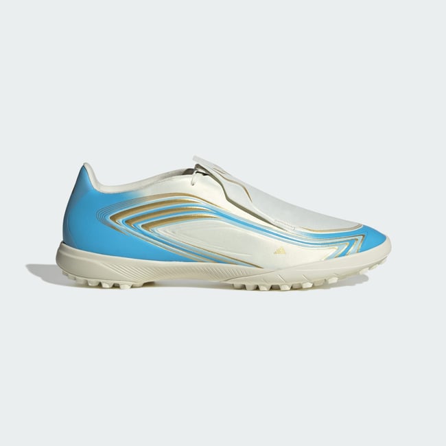 Chaussure De Football F50 Messi League Turf Chaussure De Football F50 Messi League Turf ivory / semi blue burst / icey blue <span itemprop=