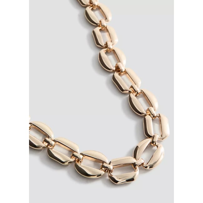 Collier maxi-chaîne or <span itemprop=