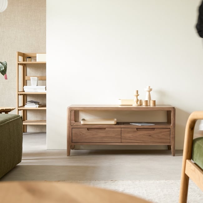 Meuble Hi-FI, TV, ARTO Couleur marron <span itemprop=