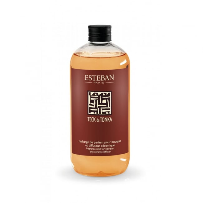 Parfum d'intérieur - Recharge de parfum pour bouquet teck et tonka 500 ml Couleur v019845 <span itemprop=