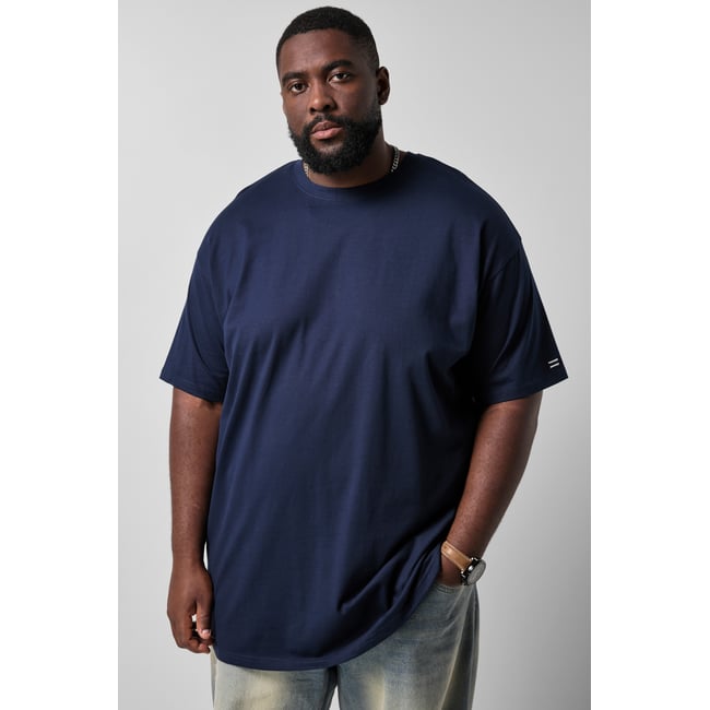 T-shirt oversize marine <span itemprop=