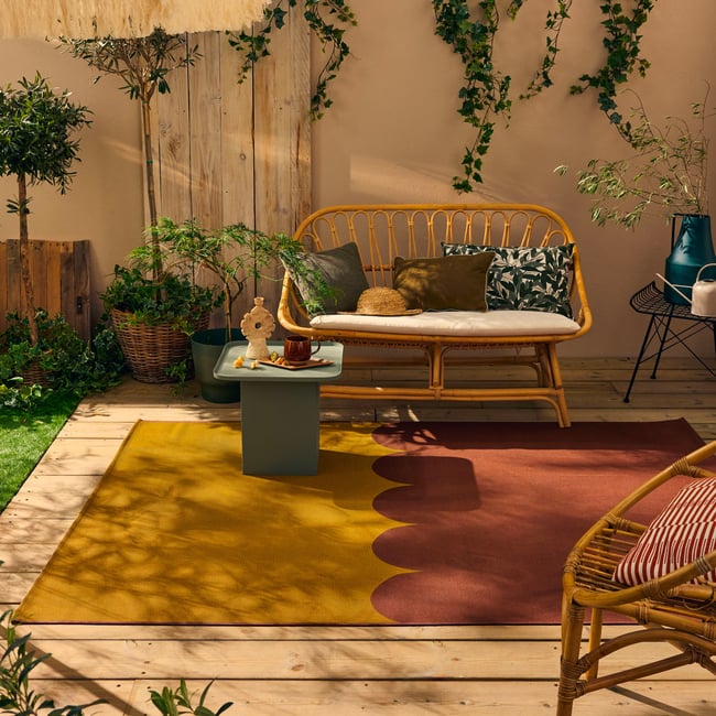 Tapis extérieur moderne bicolore RIVIERA - NAZAR RUGS