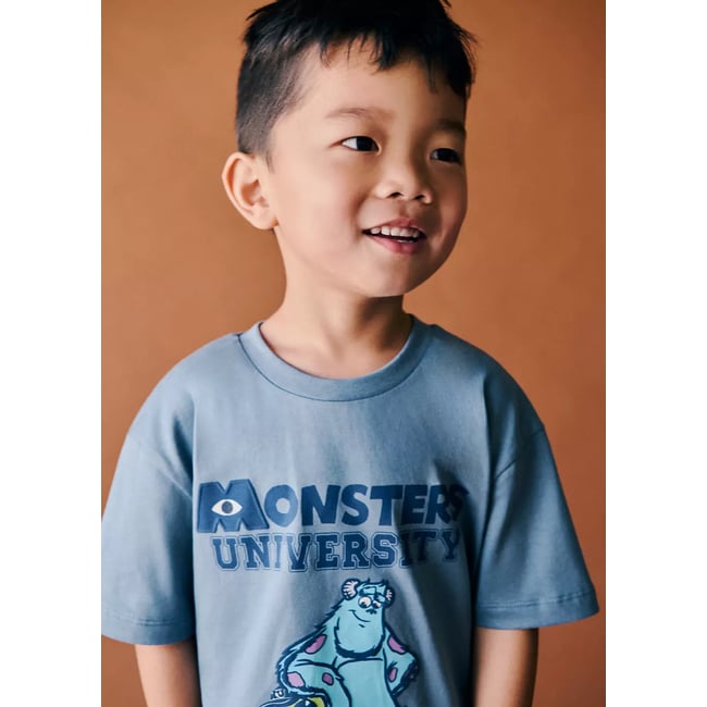 T-shirt Monstres & Cie bleu <span itemprop=