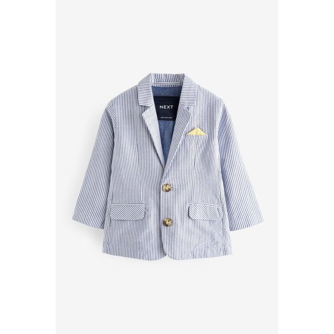 Blazer coupe classique manches longues bande à coutil <span itemprop=