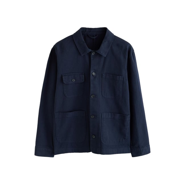 Veste chore teinte en pièce bleu marine <span itemprop=