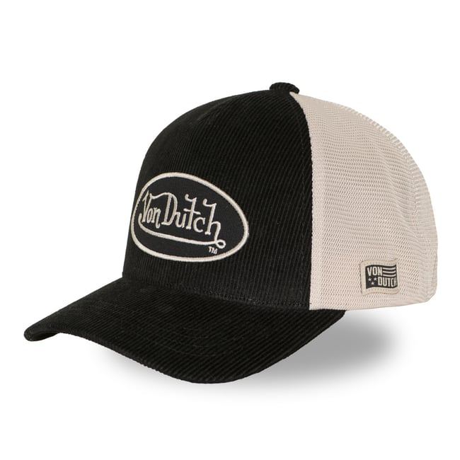 Casquette trucker LOFb noir/beige <span itemprop=