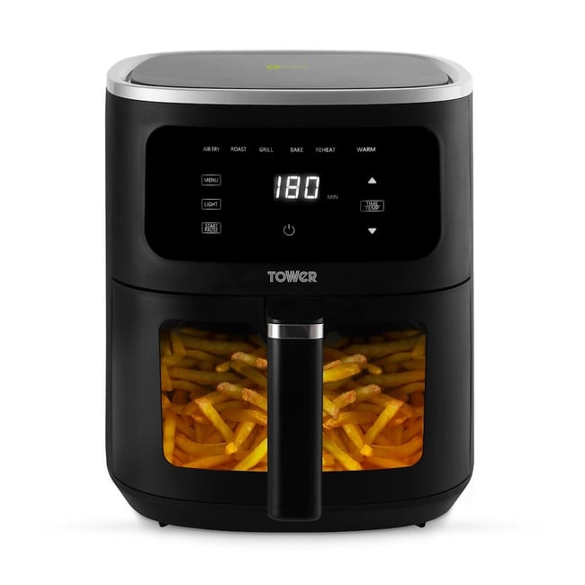 Vortx Vizion 4L Air Fryer - T17174, black, TOWER