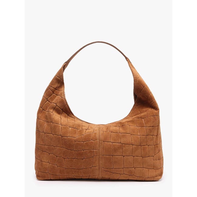 sac porté épaule Velvet croco cuir - MILANO