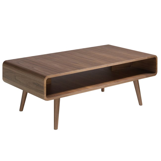 Table basse rectangulaire en noyer Couleur noyer <span itemprop=