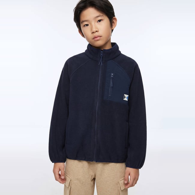 Veste polaire avec poche poitrine - MONOPRIX