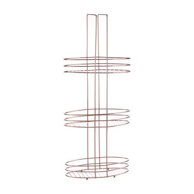 3-Tier Copper Bathroom Storage Rack, copper, SO'HOME