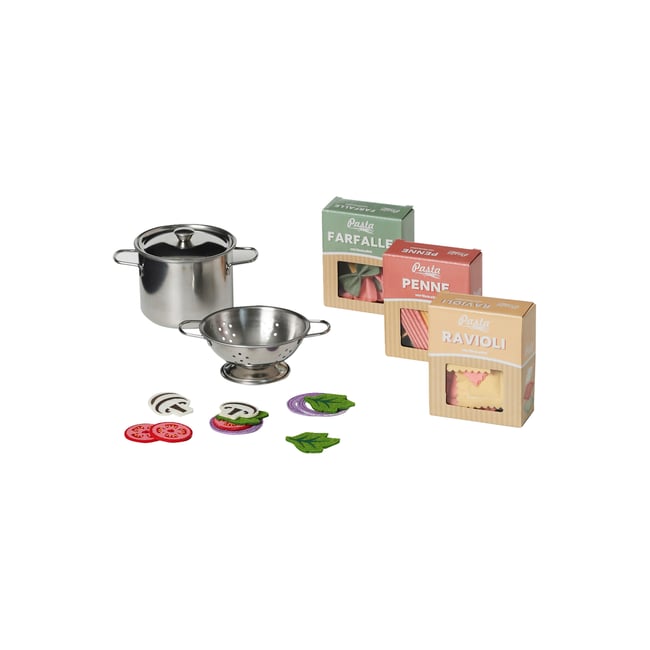 Set de pâtes en feutrine multicolore <span itemprop=