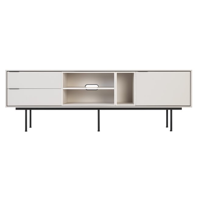 noo.ma Mod meuble TV Couleur gris clair <span itemprop=