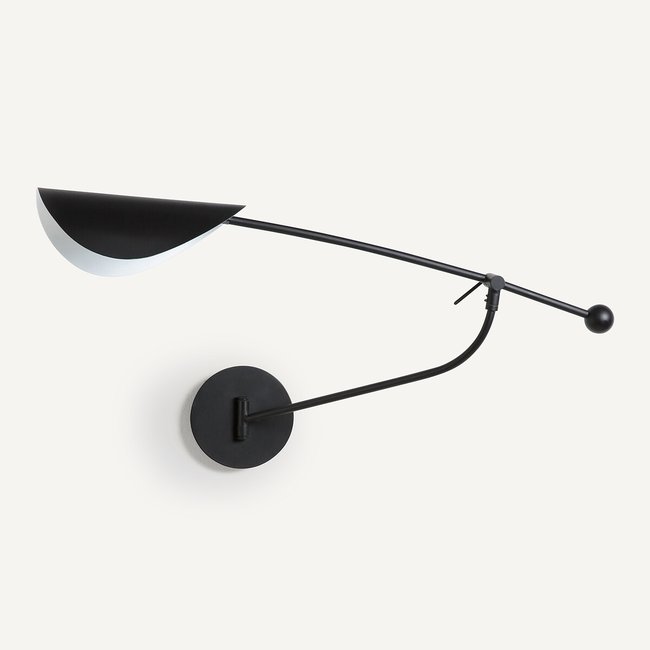 Funambule Single Arm Wall Light, black, AM.PM