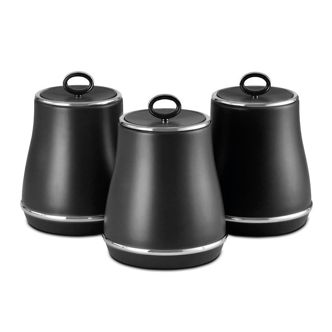 Set of 3 Renaissance Tea Coffee Sugar Canisters - TOWER