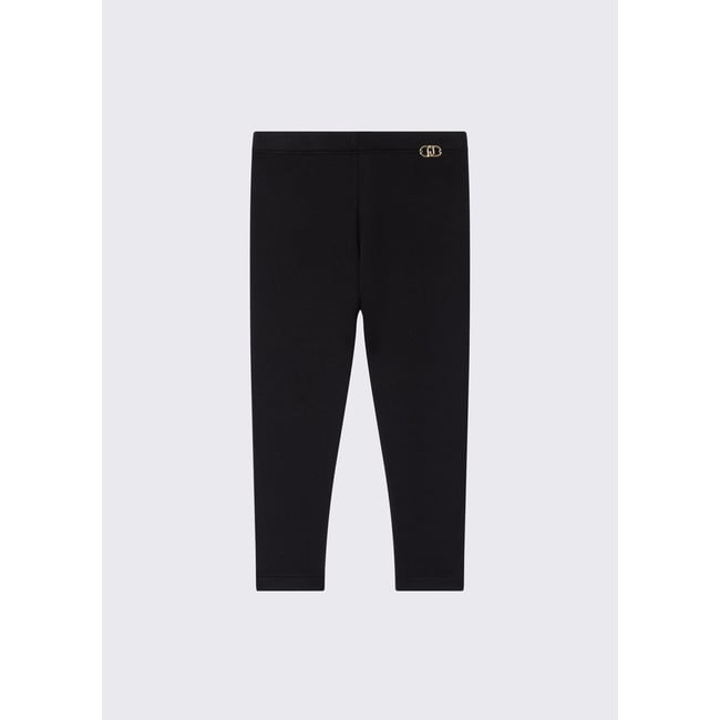 Pantalon en jersey noir <span itemprop=