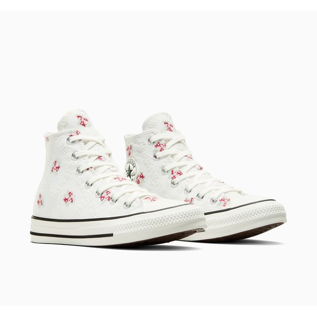 Baskets Chuck Taylor All Star Hi Floral blanc/imprimé fleuri <span itemprop=