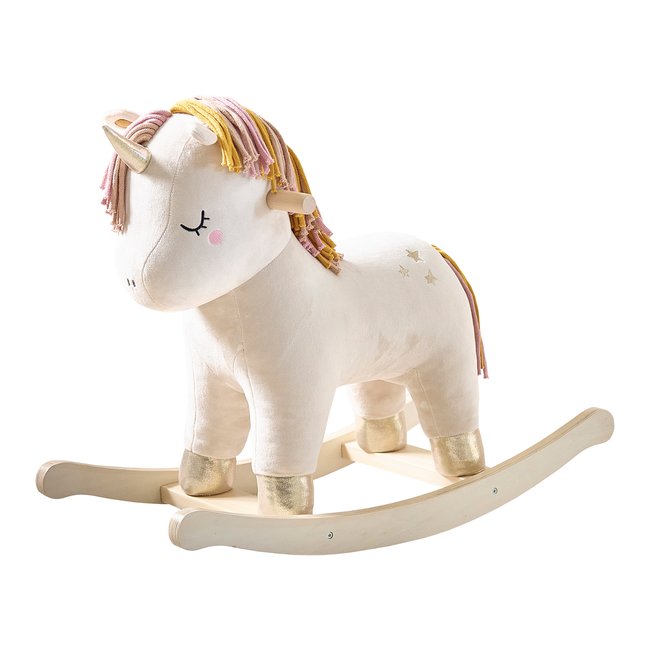 Cheval à bascule lara beige <span itemprop=
