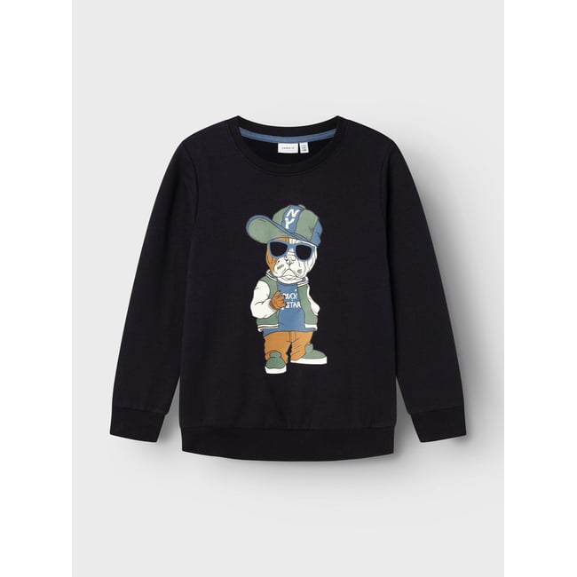 Sweat-Shirt noir - black <span itemprop=