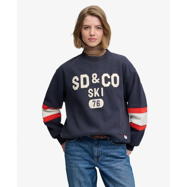 Sweatshirt Aspen Athletics Preppy Ski - SUPERDRY