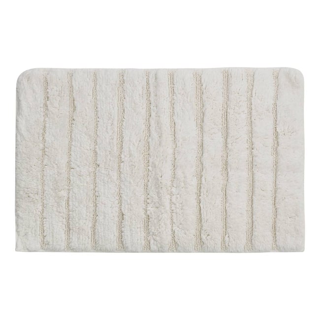Tapis rectangulaire SOLIS Couleur blanc <span itemprop=