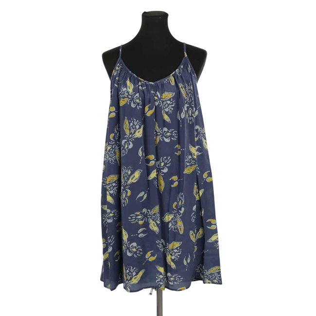 Robe en soie - Très Bon État bleu <span itemprop=