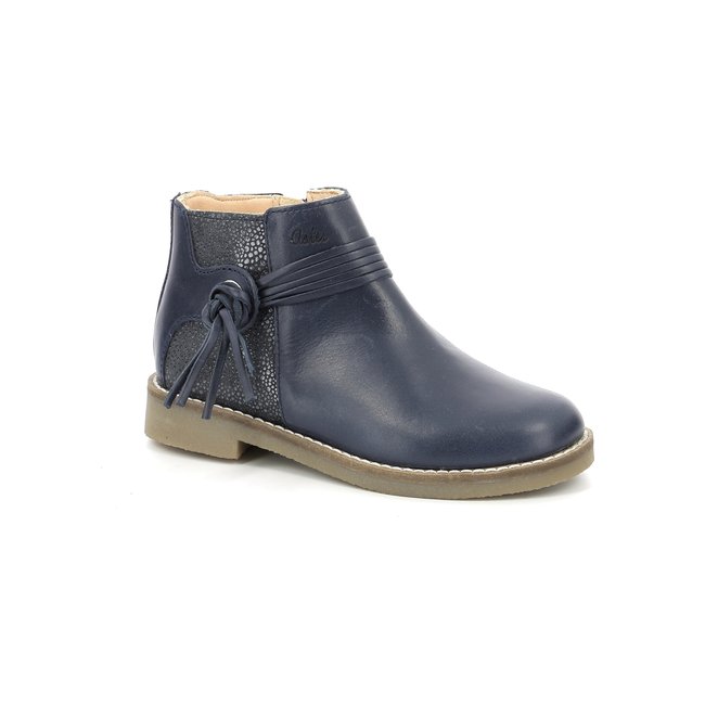 Boots Cuir WIZIA marine <span itemprop=