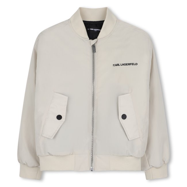 Bomber en toile lime stone <span itemprop=