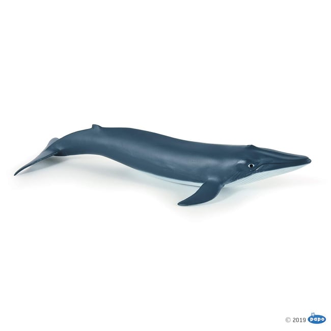 Figurine Bébé baleine bleue bleu <span itemprop=