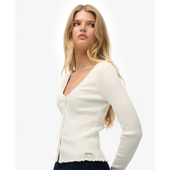 Top Manches Longues Boutonné Essential - SUPERDRY