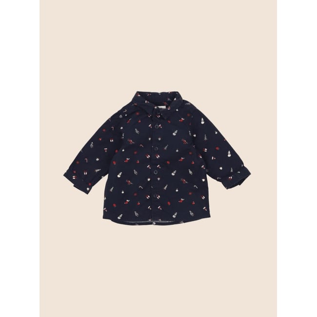 Chemise - Etat satisfaisant bleu <span itemprop=