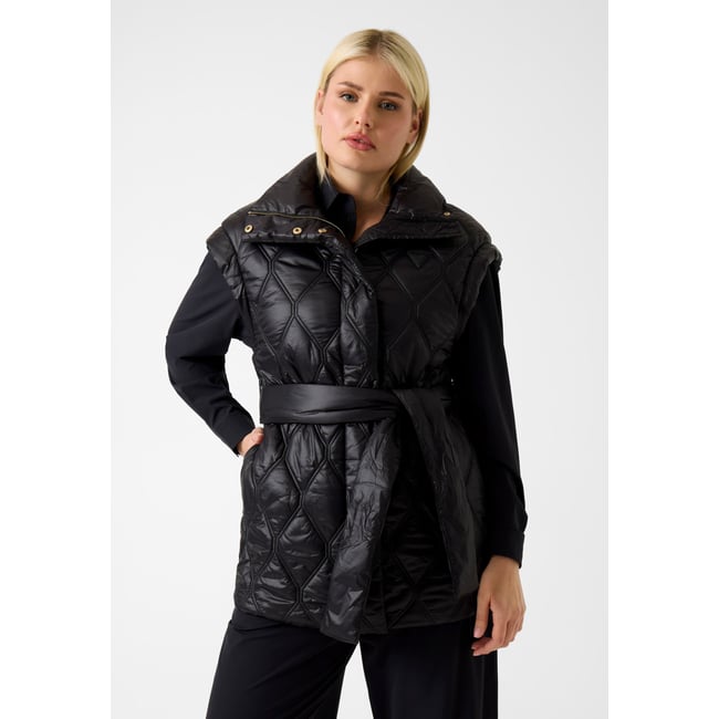 Doudoune Sans Manches noir <span itemprop=