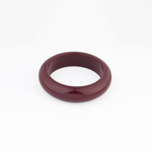 Bangle en résine bordeaux bordeaux <span itemprop=