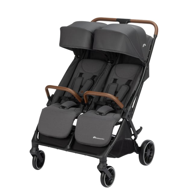 Poussette double Mane graphite minéral <span itemprop=
