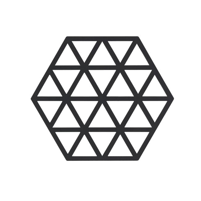 Dessous-de-plat TRIANGLES Couleur noir <span itemprop=