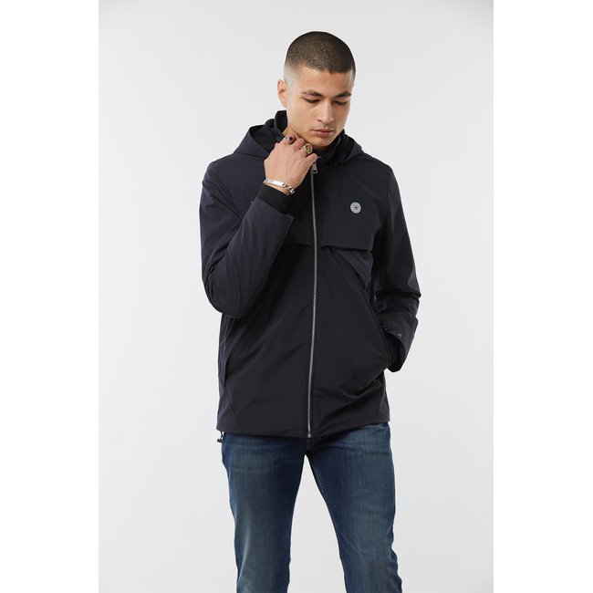 Manteau coton  FLOT bleu marine <span itemprop=