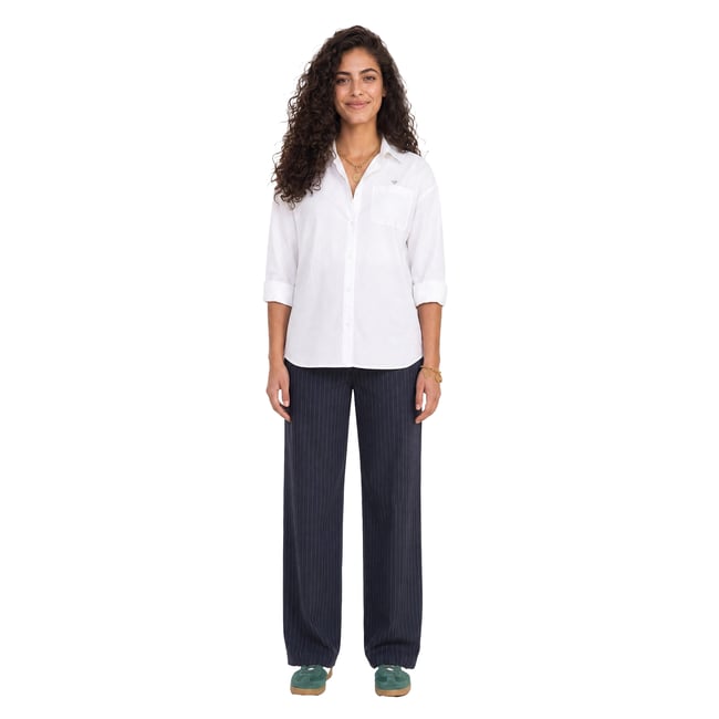 Pantalon de grossesse bandeau marine <span itemprop=